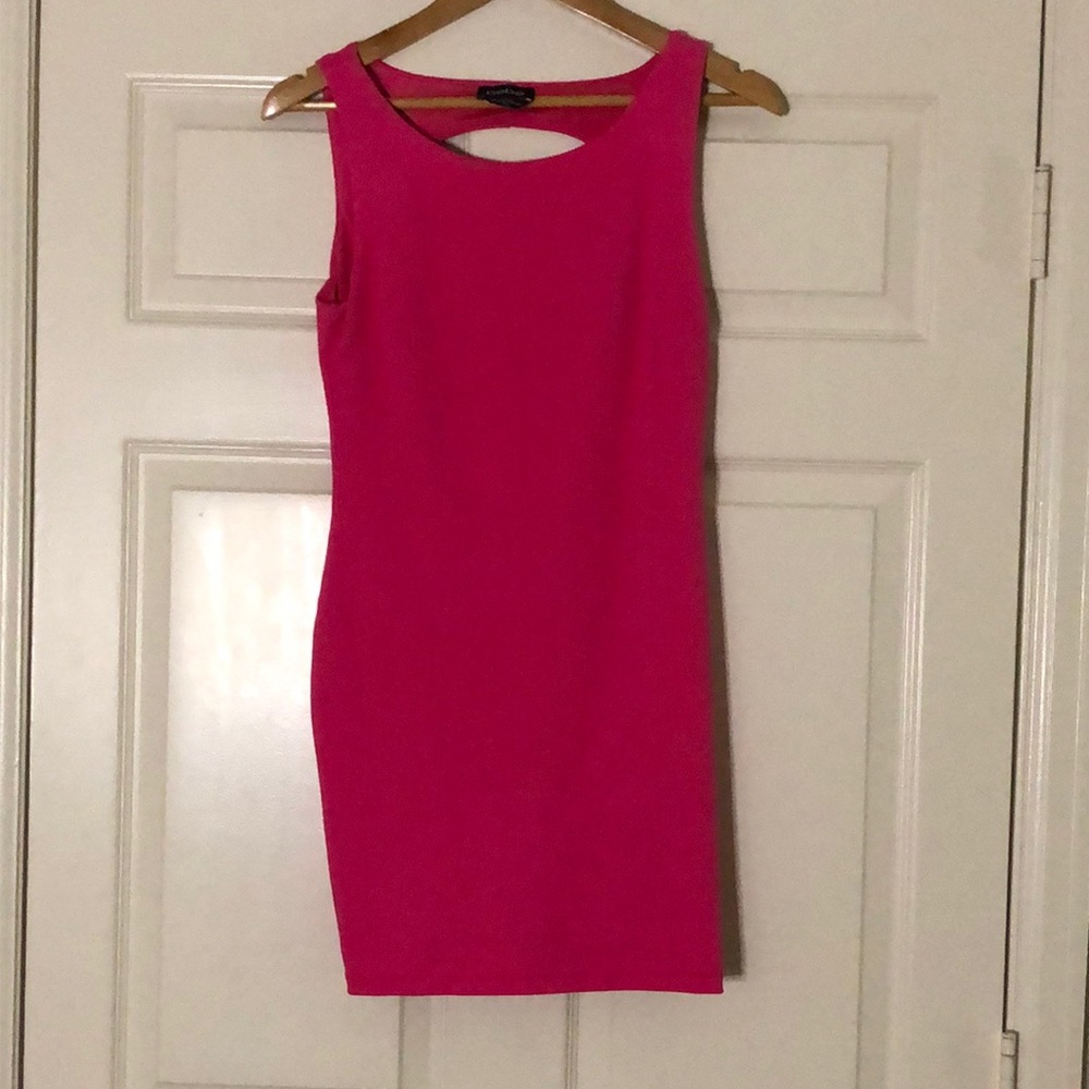 Bebe pink mini dress